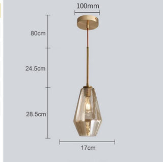 Monica Designer Glass Pendant Modern  Chic Glass Globe Pendant