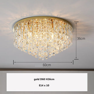 Mayfair Crystal Lamp Modern  Scandinavian Wooden Accent Light