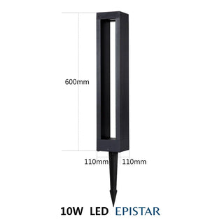 Jackson LED Outdoor Lawn Lamp Modern  Ultra Slim LED Panel Lighting