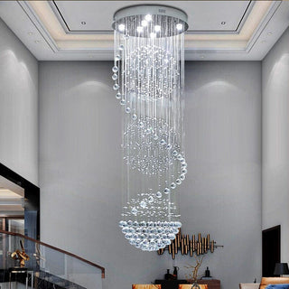 Sergio Spiral Chandelier Premium Modern  Art Deco Inspired Illumination