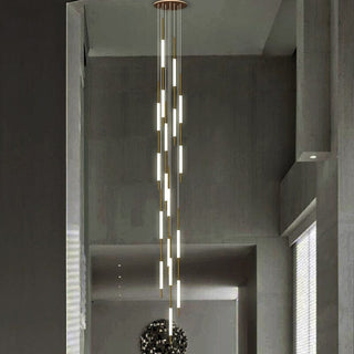 Leonardo Branch Chandelier Modern  Vintage Brass Accent Lighting