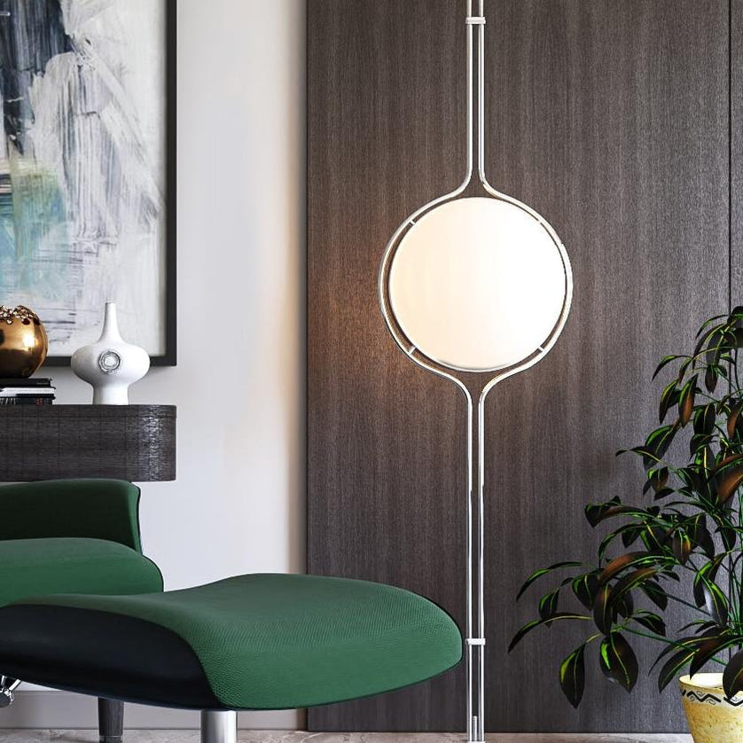 Halo Beam Floor To Ceiling Modern Lamp