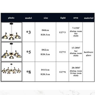 Grosvenor Black Glass LED Chandelier Modern  Opulent Multi-Tier Crystal Chandelier