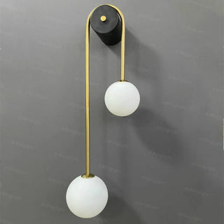 Alice Orb LED Wall Lamp Modern  Contemporary Crystal Statement Fixture