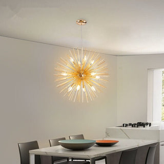 Postmodern firework chandelier Opulent Modern  Ornate Antique Finish Fixture