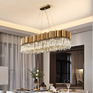 Marianne Chandelier Modern  Bohemian Rattan Woven Pendant