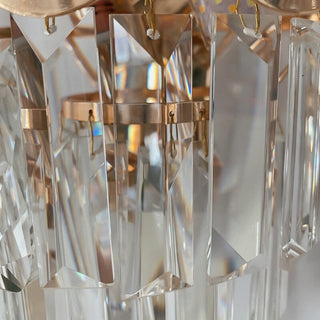 Royal Orchid Crystal Wall Lamp Decorative Modern  Sleek Linear Suspension Light