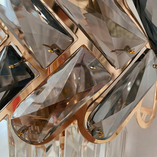 Royal Orchid Crystal Wall Lamp Decorative Modern  Sleek Linear Suspension Light