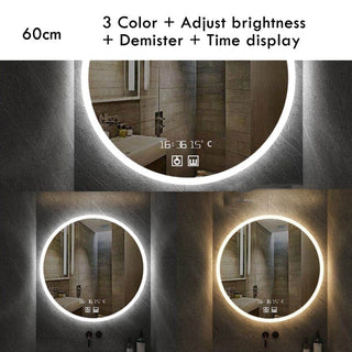 Noah Bathroom Mirror Modern  Contemporary Crystal Statement Fixture