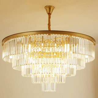 Gemini Chandelier Modern  Luxury Gold Frame Light Fitting