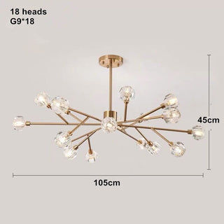 Juliette Chandelier Modern  Opulent Multi-Tier Crystal Chandelier