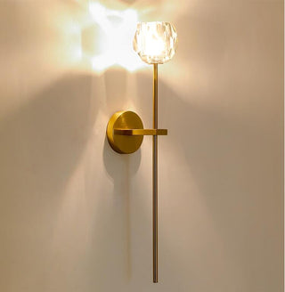 Ebony Crystal Wall Lights Modern  Ultra Slim LED Panel Lighting