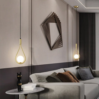 Droplet Pendant Modern Geometric Design Lamp