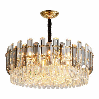 Timothy Collection Premium Modern  Contemporary Crystal Statement Fixture