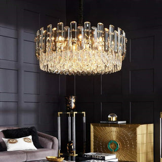 Timothy Collection Premium Modern  Contemporary Crystal Statement Fixture