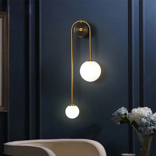 Alice Orb LED Wall Lamp Modern  Contemporary Crystal Statement Fixture