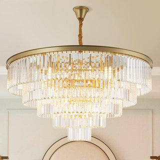 Gemini Chandelier Modern  Luxury Gold Frame Light Fitting