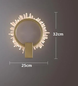 Zynella Crystal Ring Modern  Ultra Slim LED Panel Lighting