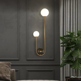 Alice Orb LED Wall Lamp Modern  Contemporary Crystal Statement Fixture