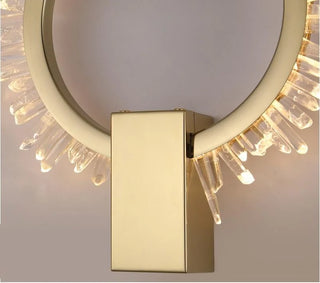 Zynella Crystal Ring Modern  Ultra Slim LED Panel Lighting