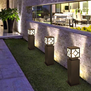 Square Courtyard Lamp Decorative Modern  Elegant Teardrop LED Pendant