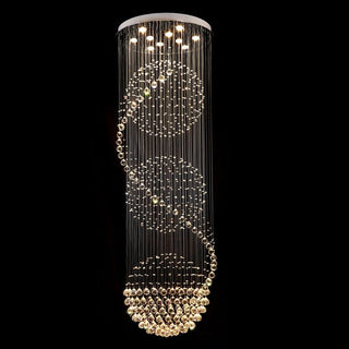 Sergio Spiral Chandelier Premium Modern  Art Deco Inspired Illumination