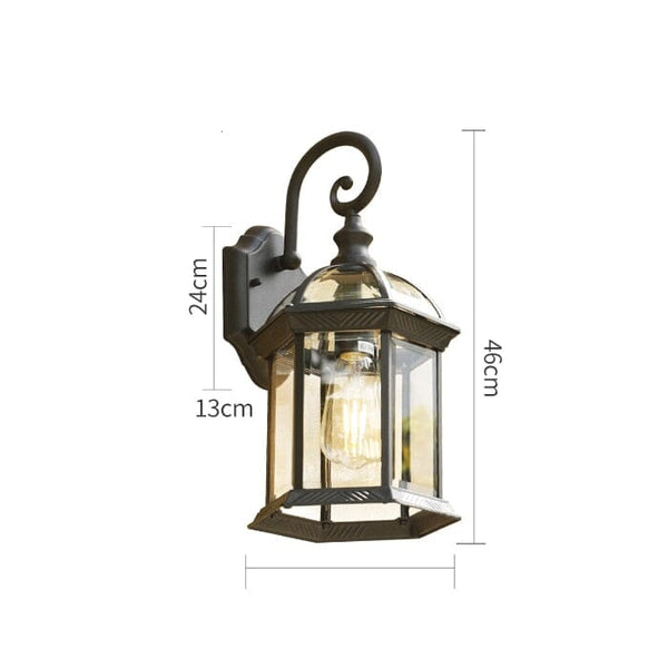 Artistic Outdoor Lampshade Modern  Scandinavian Wooden Accent Light - Zynella
