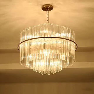 Luna Collection Modern  Classic Drum Shade Ceiling Light