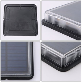 Solar LED Square floor Lights Artistic Modern  Sleek Linear Suspension Light