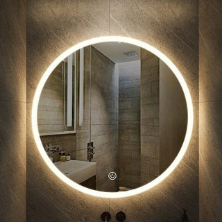 Noah Bathroom Mirror Modern  Contemporary Crystal Statement Fixture