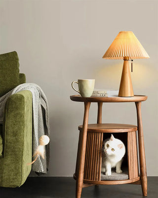 Welma Retro Wooden Lamp Artistic Modern  Contemporary Crystal Statement Fixture
