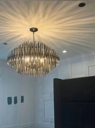 Rory Chandelier Collection Luxurious Modern  Opulent Multi-Tier Crystal Chandelier
