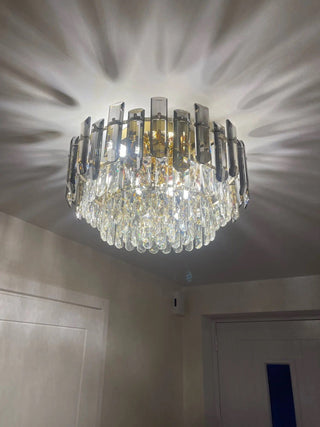 Roberta Crystal Ceiling Lights Classic Modern Geometric Design Lamp