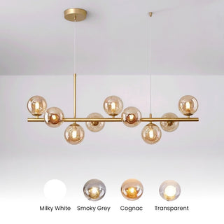 Customisable Visage chandelier Modern  Sleek Linear Suspension Light