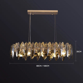 Riley Luxury Chandelier Collection Modern  Luxury Gold Frame Light Fitting