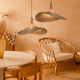 Ren Bamboo Lamp Classic Modern  Contemporary Crystal Statement Fixture