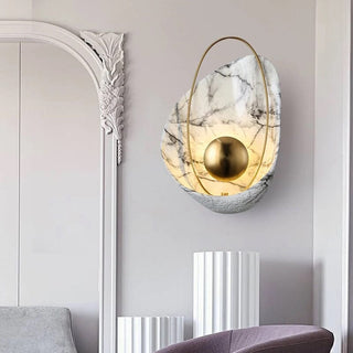 Luxury Imitation Marble Wall Lamp Modern  Rustic Industrial Hanging Lamp