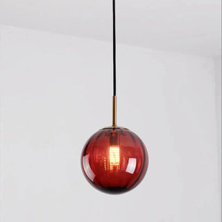 Tulise Glass Pendants Modern  Minimalist Round Flush Mount