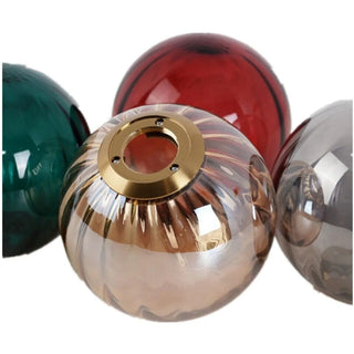 Tulise Glass Pendants Modern  Minimalist Round Flush Mount