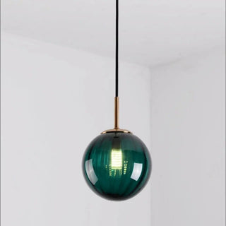 Tulise Glass Pendants Modern  Minimalist Round Flush Mount