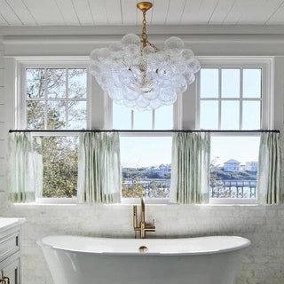 Zynella Bubble Chandelier Modern  Chic Glass Globe Pendant