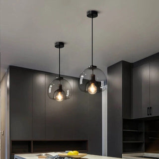 Antonio Glass Pendants Modern  Sleek Linear Suspension Light