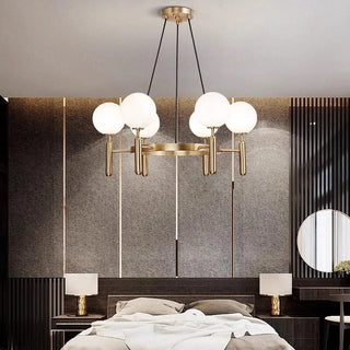 Diana Orb Ball Chandelier Modern  Ultra Slim LED Panel Lighting
