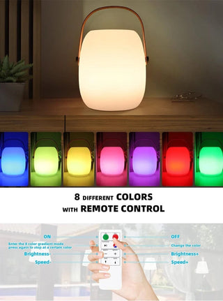 Bubble Led Outdoor lanterns Modern  Scandinavian Wooden Accent Light