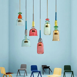 Zynella Candy Pendant Lights Modern  Opulent Multi-Tier Crystal Chandelier