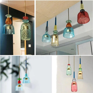 Zynella Candy Pendant Lights Modern  Opulent Multi-Tier Crystal Chandelier