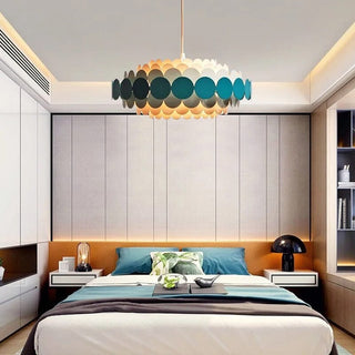 Haniya Chandelier Modern  Scandinavian Wooden Accent Light
