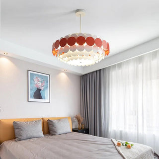 Haniya Chandelier Modern  Scandinavian Wooden Accent Light