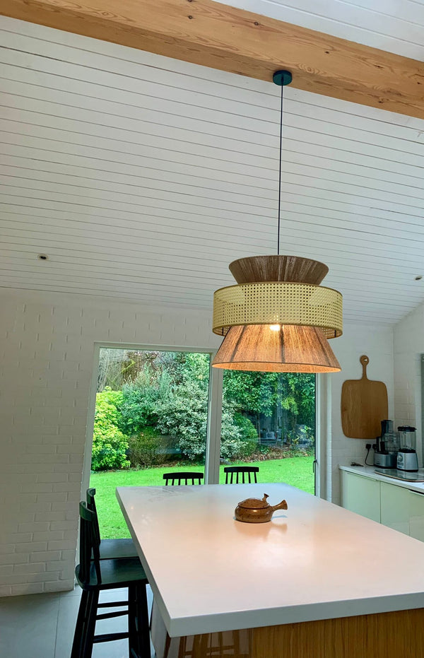 Zynella Hemp Rope  Wabi Sabi  Chandelier