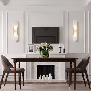 Royal Marble Wall Lamp Opulent Modern  Art Deco Inspired Illumination